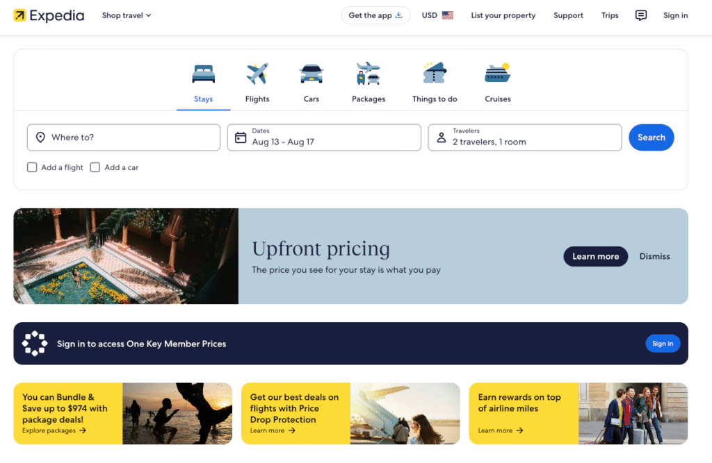 Expedia Travel Agency